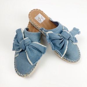 Dolce Vita Denim Knot Mules